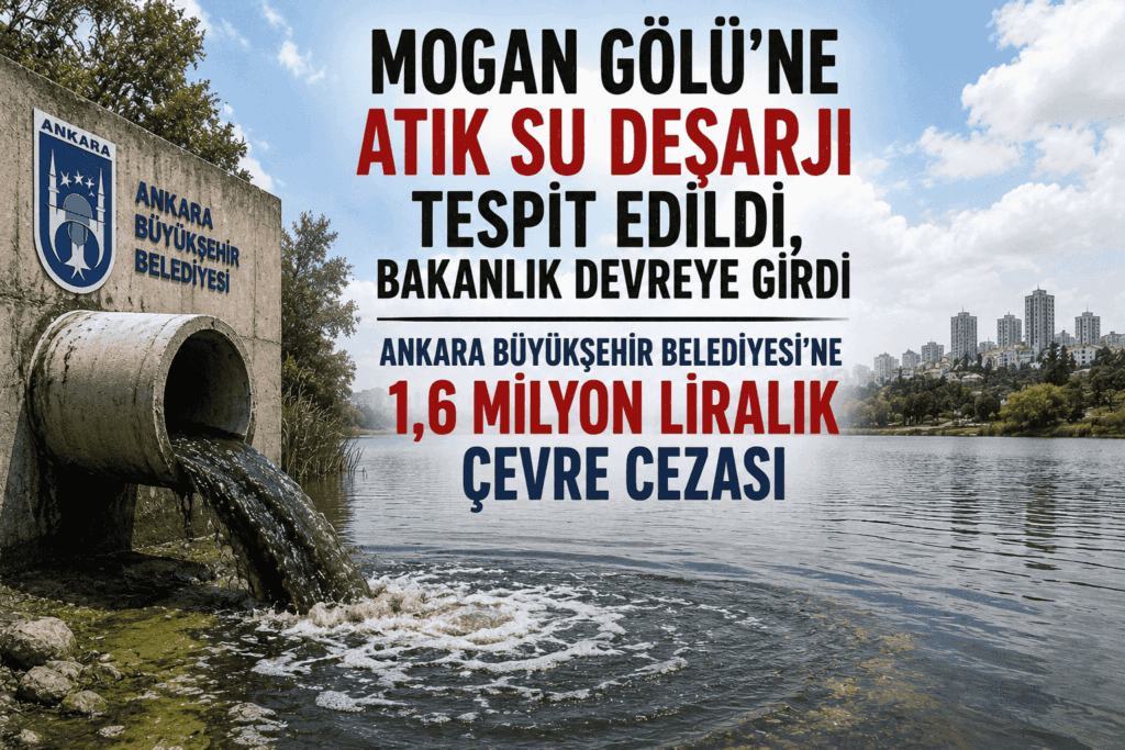 Ankara Büyükşehir Belediyesi’ne 1,6 Milyon Liralık Çevre Cezası