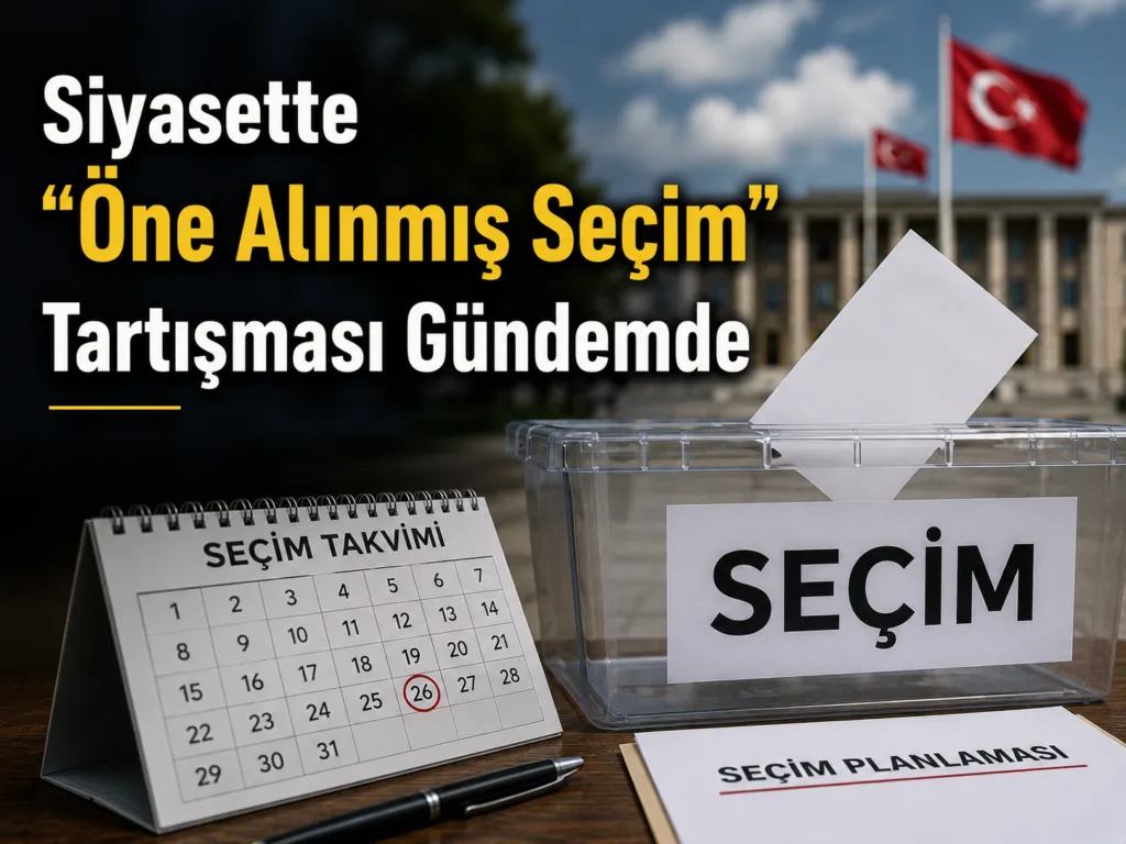 Siyasette “Öne Alınmış Seçim” Tartışması Gündemde