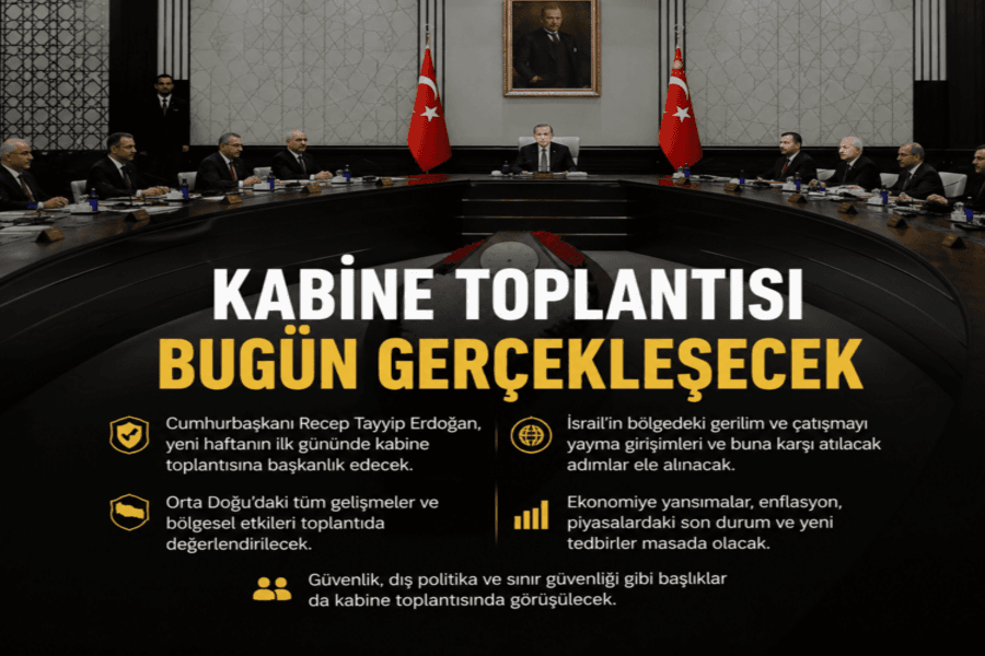 Kabine Gündeminde Orta Doğu ve Ekonomi Var