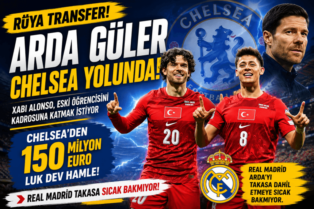 Arda Güler İçin Rekor Transfer İddiası! Chelsea’den 150 Milyon Euroluk Dev Hamle