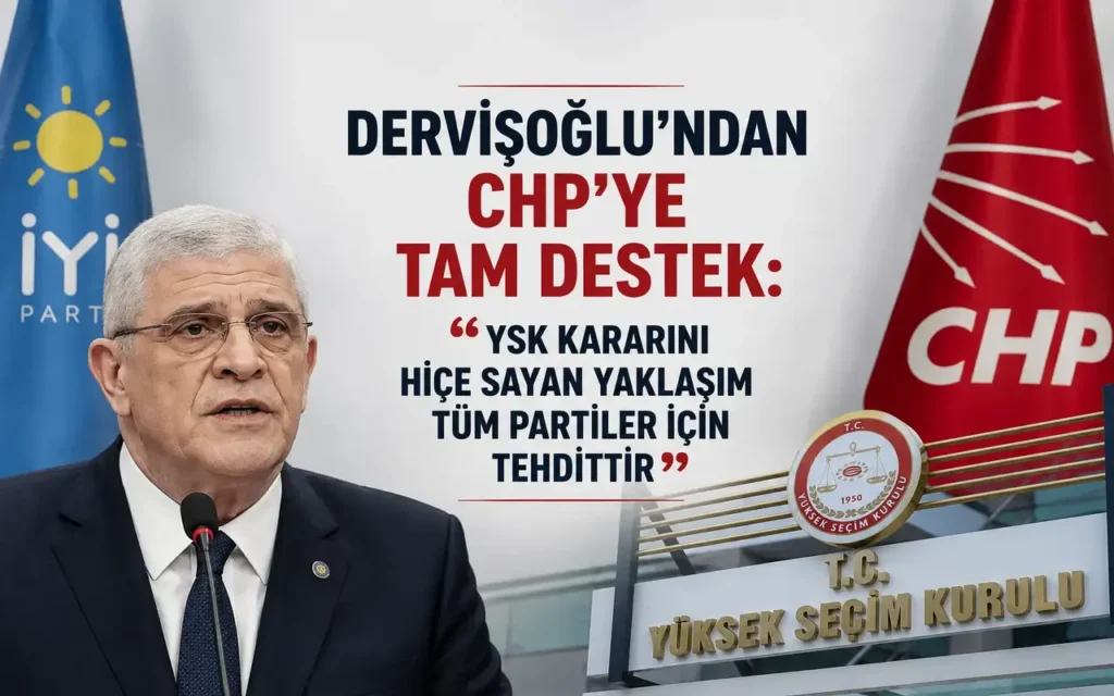 Dervişoğlu’ndan CHP’ye Destek