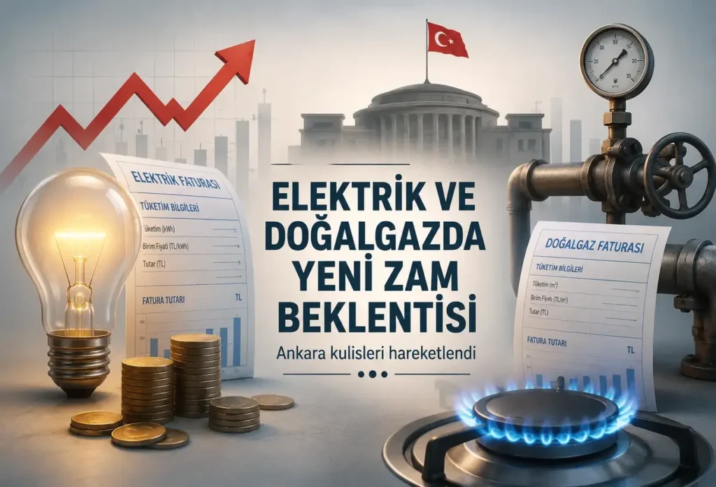 Elektrik ve Doğalgazda Yeni Zam Beklentisi: Ankara Kulisleri Hareketlendi