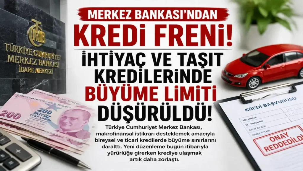 İhtiyaç ve Taşıt Kredilerinde Yeni Dönem Başladı