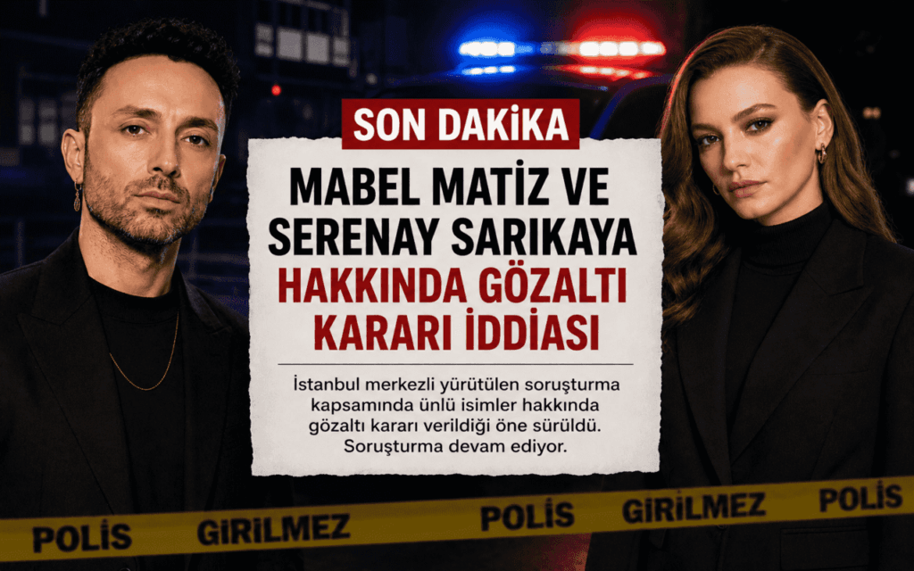 Mabel Matiz ve Serenay Sarıkaya İddiası Gündemde: Soruşturmada Yeni Gelişmeler