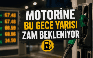 Motorine Gece Yarısı Zammı Geliyor