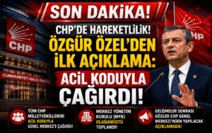 CHP Genel Merkezi’nde Alarm Durumu: Özgür Özel’den “Acil” Kodlu Toplantı Çağrısı