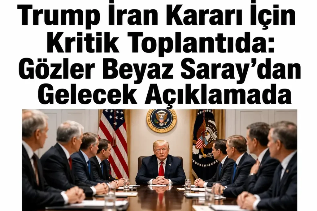 Trump İran Kararı İçin Kritik Toplantıda