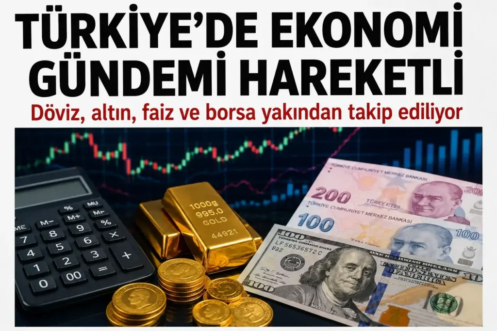 Türkiye’de Ekonomi Gündemi Hareketli: Döviz, Altın, Faiz ve Borsa Yakından Takip Ediliyor