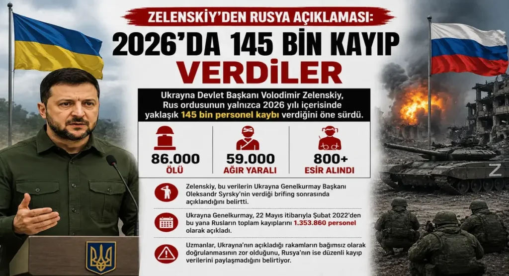 Zelenskiy’den Rusya Açıklaması