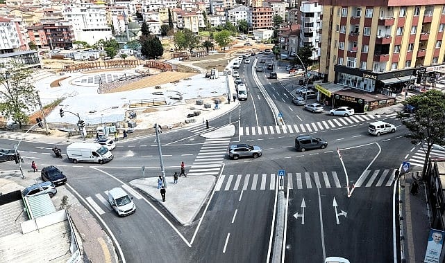 Çayırova’daki kavşakta Büyükşehir imzası