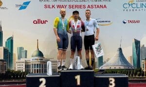 Milli bisikletçilerimizden Astana’da pist bisikleti yarışlarında altın ve gümüş madalya gururu