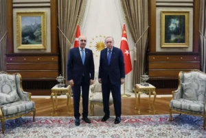 Cumhurbaşkanı ile Numan Kurtulmuş Bir Araya Geldi