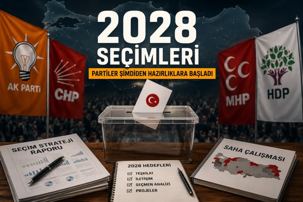 Gözler 2028’e Çevrildi: Partiler Şimdiden Seçim Stratejilerini Oluşturuyor