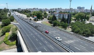 İller Bankası Kavşağı’nda asfalt çalışması yapıldı