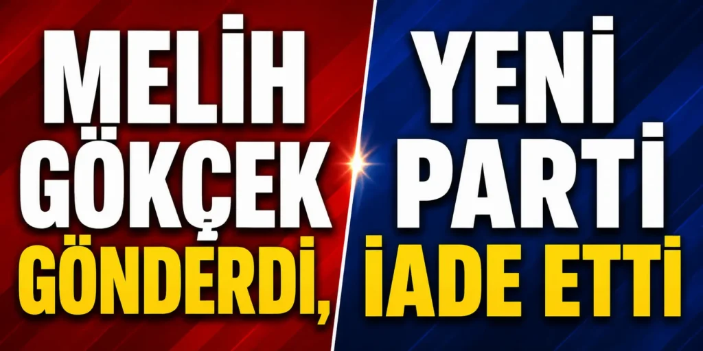 Bağış Polemiği! Melih Gökçek Gönderdi Yeni Parti İade Etti