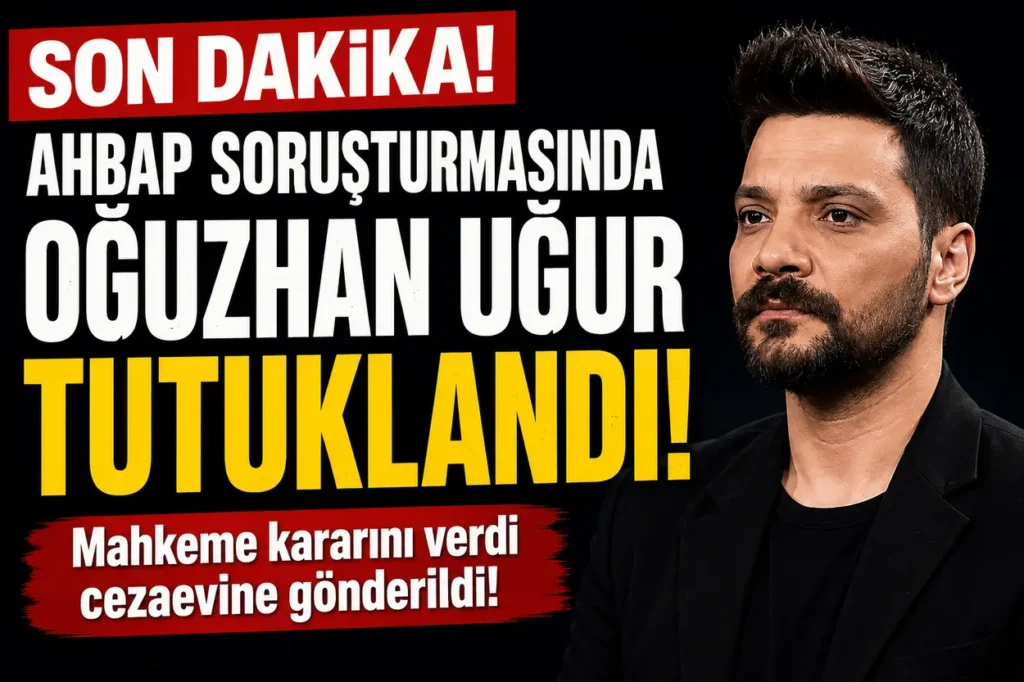 AHBAP Soruşturmasında Son Dakika: Oğuzhan Uğur Tutuklandı