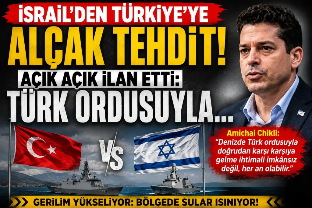 İsrail Bakanı’ndan Türkiye’yi Hedef Alan Tartışmalı Açıklamalar: Gerilim Yükseldi
