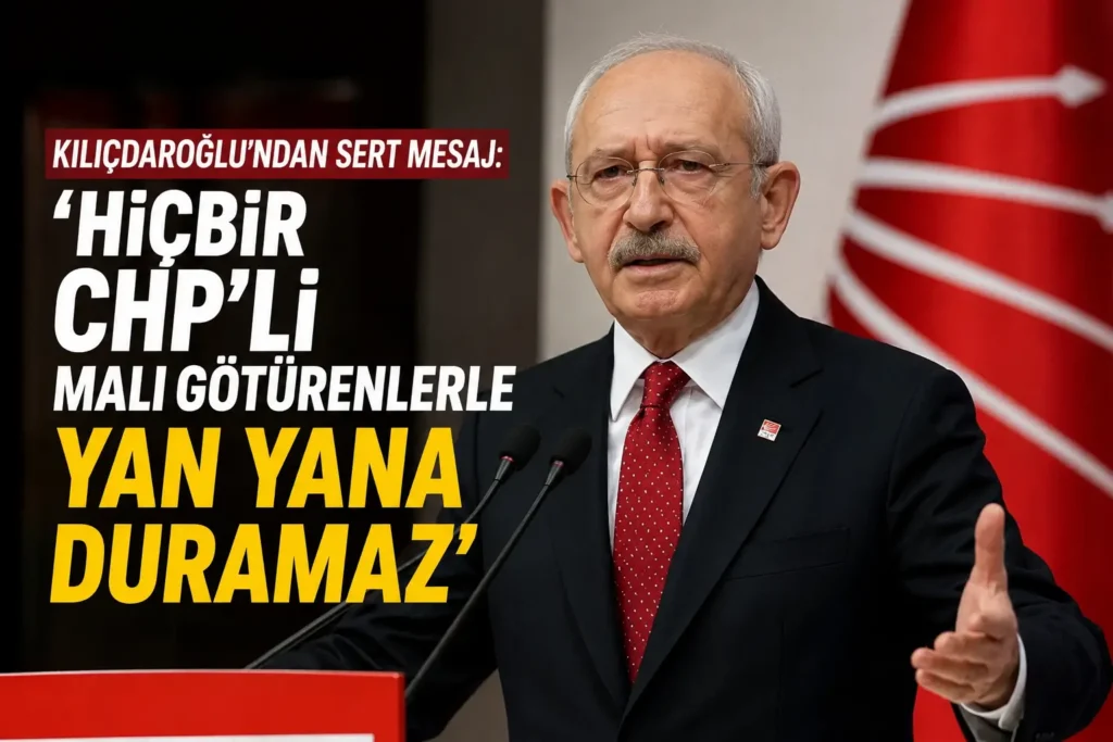Kılıçdaroğlu’ndan Sert Mesaj: “Hiçbir CHP’li Malı Götürenlerle Yan Yana Duramaz”