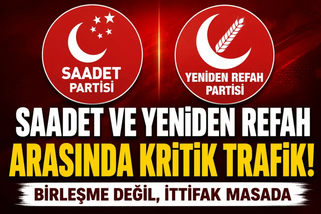 Saadet ve Yeniden Refah Arasında Kritik Trafik! İttifak Masada