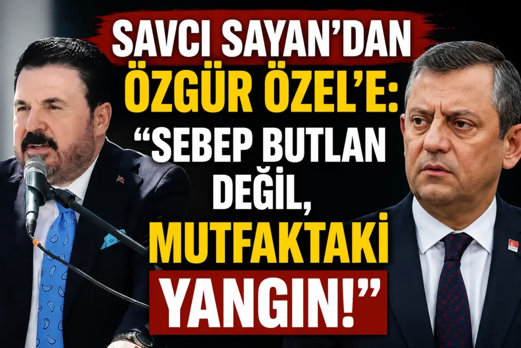 Savcı Sayan: Özgür Özel’in Arkasındaki Kalabalığın Sebebi Ekonomi