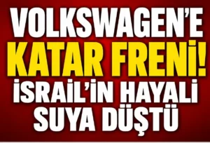 Volkswagen’e Katar freni! İsrailli Rafael ile ortak üretim planı veto edildi