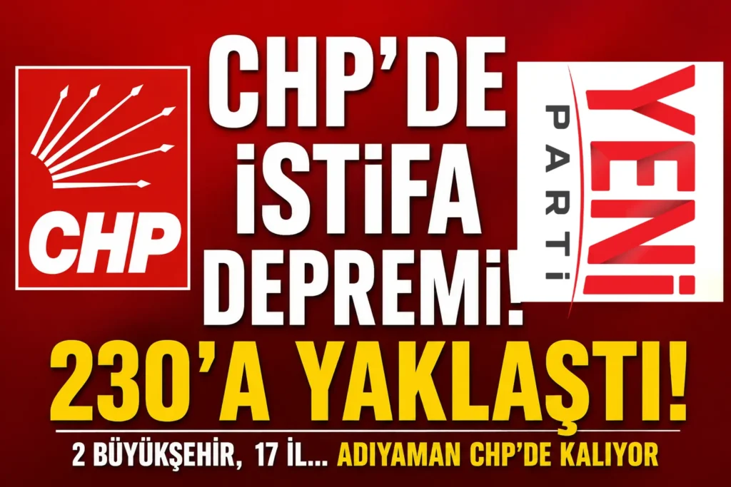 CHP’de Belediye Krizi Derinleşiyor : İstifa Eden Başkan Sayısının 230’a Yaklaştı