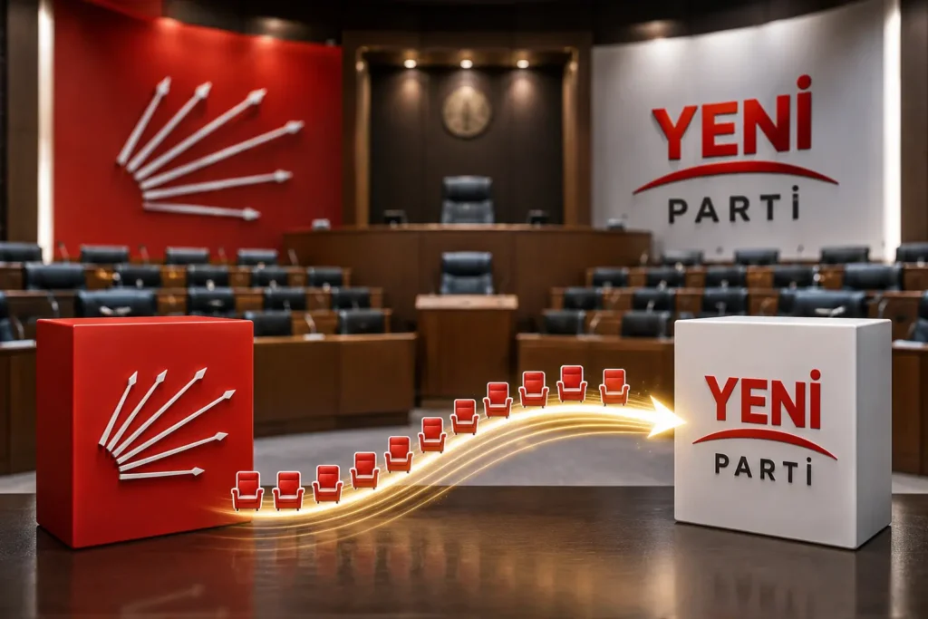 CHP’den YENİ Parti’ye Toplu Geçiş: 14 Meclis Üyesine Rozet Takıldı
