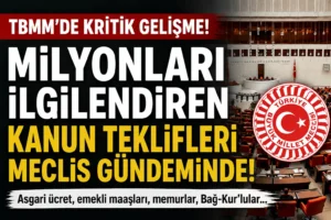 Emekli Memur ve Asgari Ücret İçin Peş Peşe Teklifler