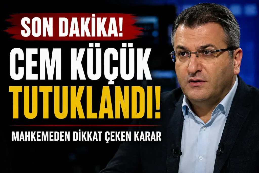 Gazeteci Cem Küçük Tutuklandı