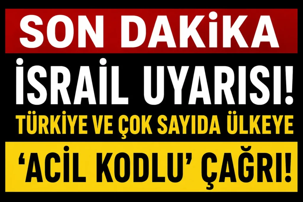 Son Dakika: Hamas’tan Türkiye ve 7 Ülkeye Acil Çağrı! İsrail İçin Harekete Geçin Mesajı