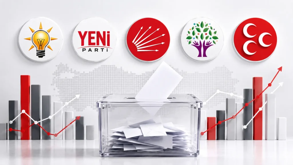 Son seçim anketi açıklandı: Yeni Parti sürprizi CHP’de dikkat çeken sonuç