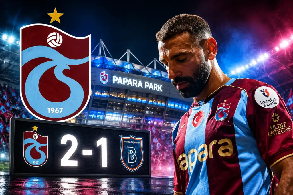 Trabzonspor 2-1 Başakşehir: Salah fırtınası Fırtına ilk galibiyetini aldı