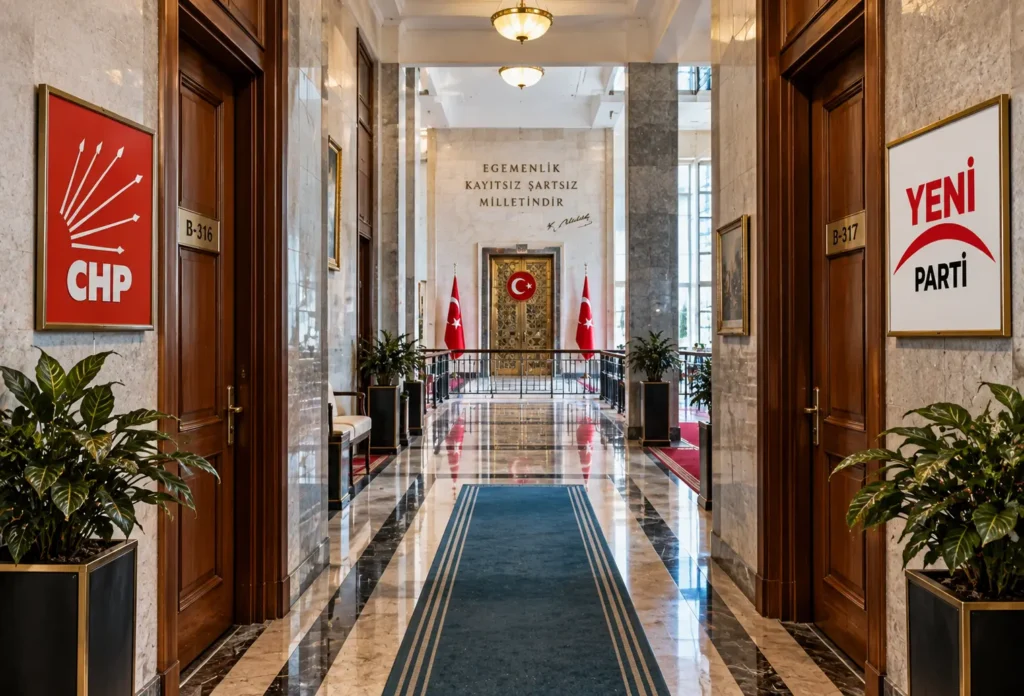 CHP–Yeni Parti Ayrılığı Meclis Koridorlarına Taşındı: Odalar Yeniden Paylaşılıyor