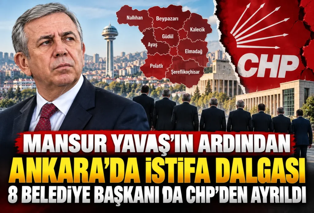 Mansur Yavaş’ın Ardından Ankara’da İstifa Dalgası: 8 Belediye Başkanı Daha CHP’den Ayrıldı