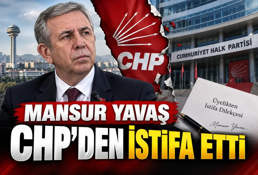 SON DAKİKA | Mansur Yavaş CHP’den İstifa Etti: Yoluna Bağımsız Devam Edecek