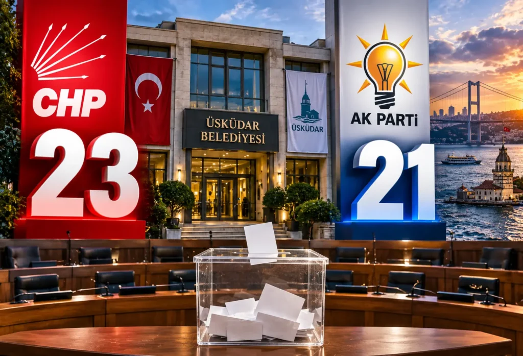 Üsküdar’da Sandığa Bir Gün Kala Hesaplar Baştan Yazıldı: Fark 10’dan 2’ye Düştü