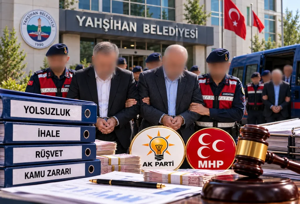Yahşihan Belediyesi soruşturmasında 15 tutuklama: İki eski başkan da cezaevine gönderildi