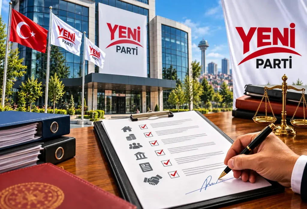 Yeni Parti’de Adaylara 19 Maddelik Taahhütname: Mal Varlığı Bildirimi Zorunlu Olacak