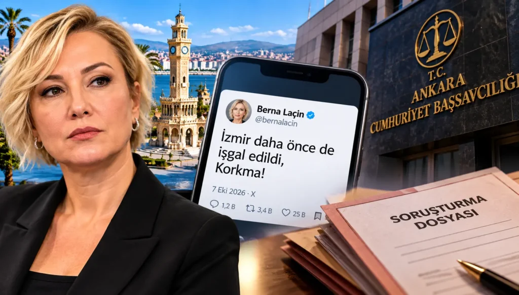 Berna Laçin’in “İzmir” Paylaşımına Soruşturma: Savcılık Harekete Geçti