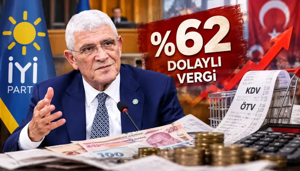 Dervişoğlu’ndan Vergi Çıkışı: “Toplanan Her 100 Liranın 62 Lirası Dolaylı Vergi”