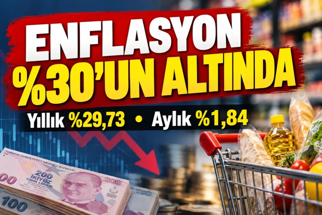 Eylül Enflasyonu Açıklandı: Yıllık TÜFE Yüzde 30’un Altına İndi