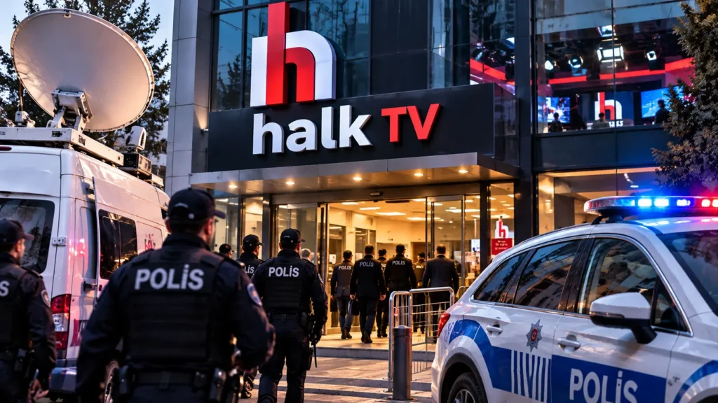 Halk TV’ye Kayyum Atandı Yayın Durduruldu: 17 Kişi Hakkında Gözaltı Kararı