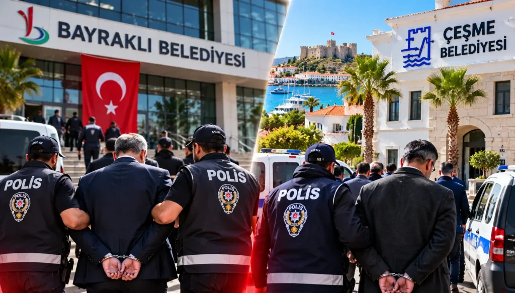 İzmir’de İki Belediye Soruşturmasında 25 Tutuklama