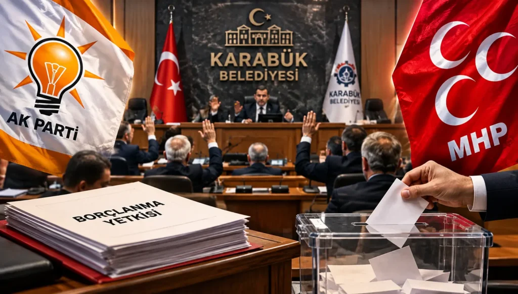 Karabük’te AK Parti ve MHP Ayrı Düştü: Borçlanma Kararı Tek Oyla Geçti