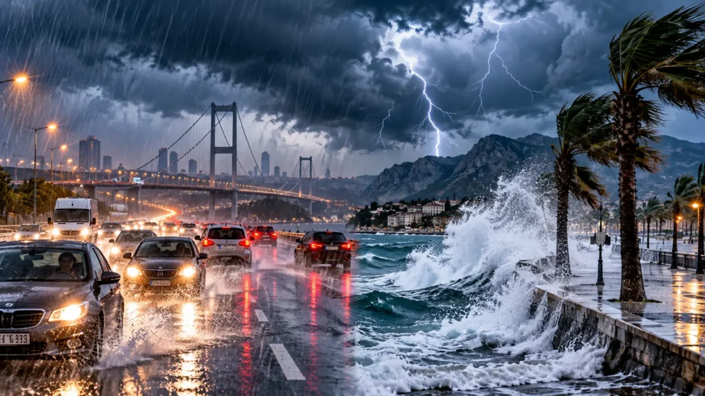 Meteoroloji’den 18 İl İçin Sağanak ve Fırtına Uyarısı: Gözler Hava Durumunda