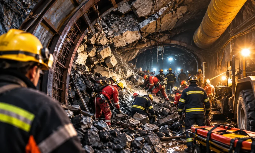 Soma’da maden ocağında göçük: 2 işçi kurtarıldı 5 işçi için çalışmalar sürüyor